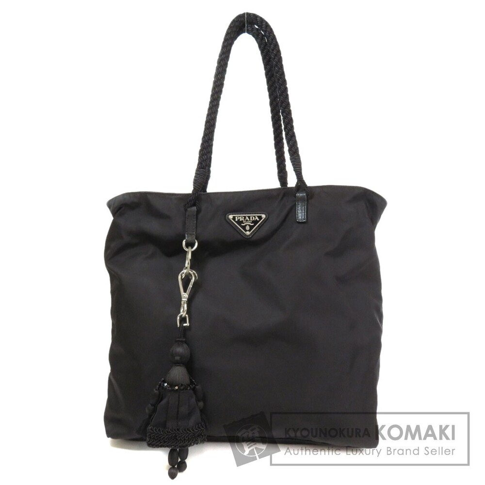 Prada Tessuto tote bag black saffiano leather